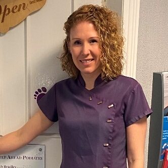 one-step-ahead-podiatry-whitefield-sarah-bradley-appointment Sarah Bradley of One Step Ahead Podiatry Whitefield