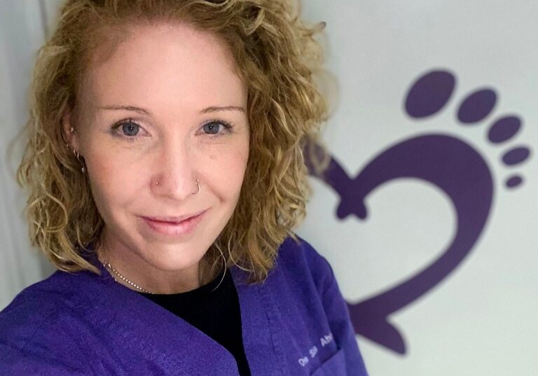 Sarah Bradley of One Step Ahead Podiatry Whitefield